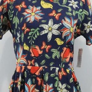 LLR Amelia bird and floral print size xl