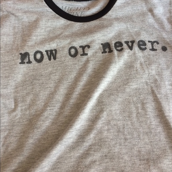 Now or never graphic tee - Picture 2 of 2
