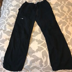 Black KOI scrub pants