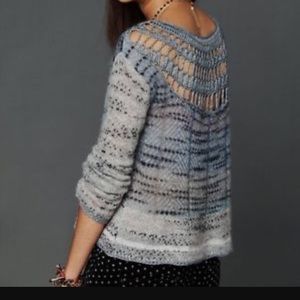 Free People sweater with cutout back