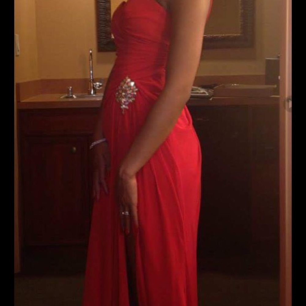 Red dress