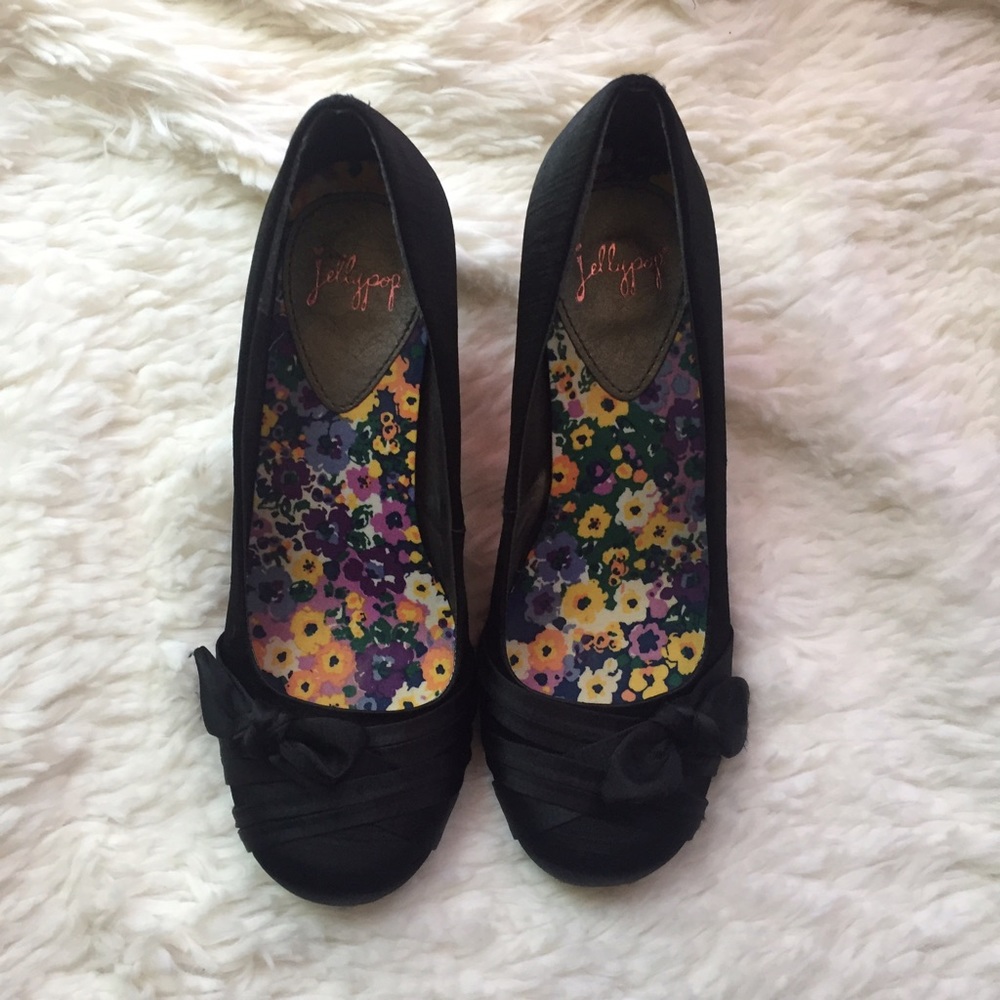 Black jellypop heels