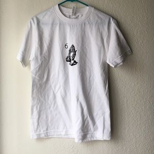 Drake praying hands t-shirt