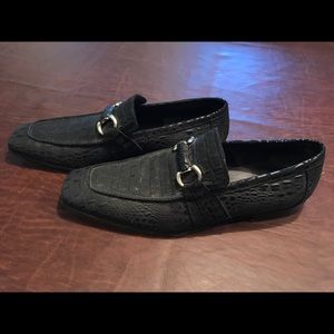 Men's Donald J Pliner Croc Embossed Dress Shoes