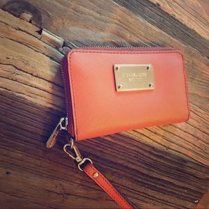 Michael Kors Rustic Orange Wallet