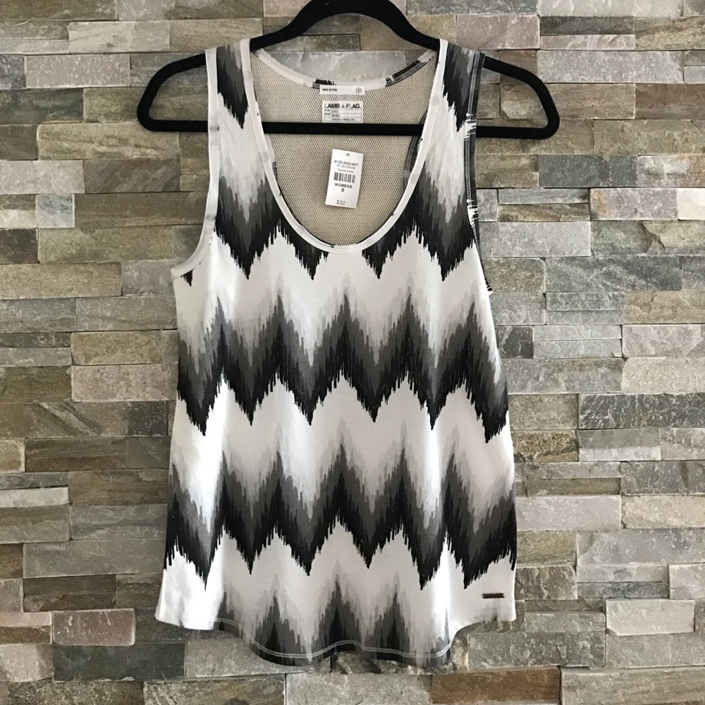 Ikat chevron print tank - NEW!!!
