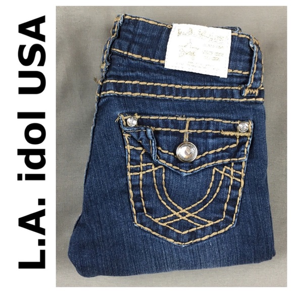 la idol jeans thick stitchbling accented jean size 0 la idol jeans size chart