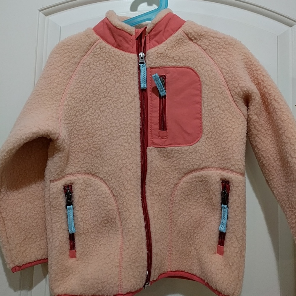Hanna Andersson fleece jacket bnwt size 100