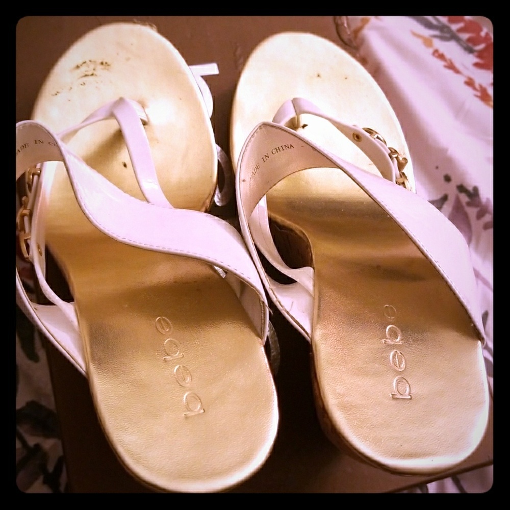 Summer Bebe Platform Heels!