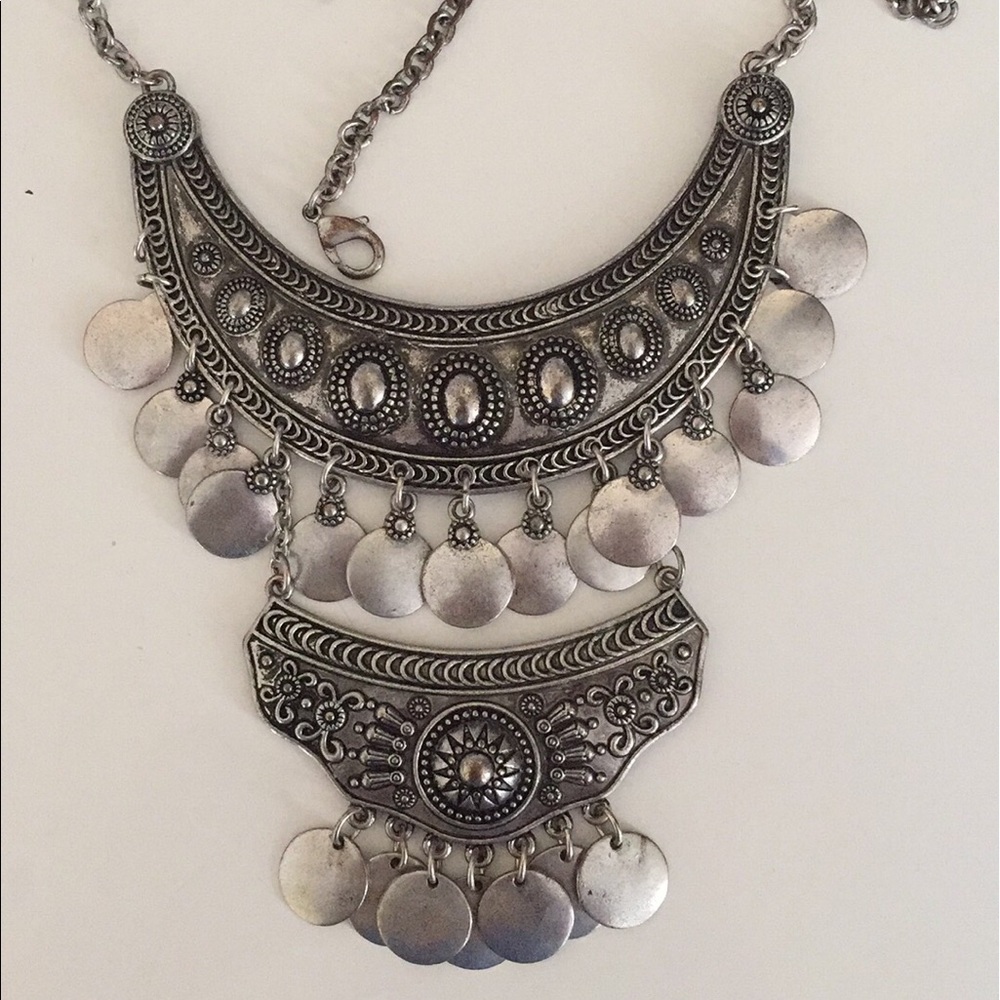 Silver Boho Necklace