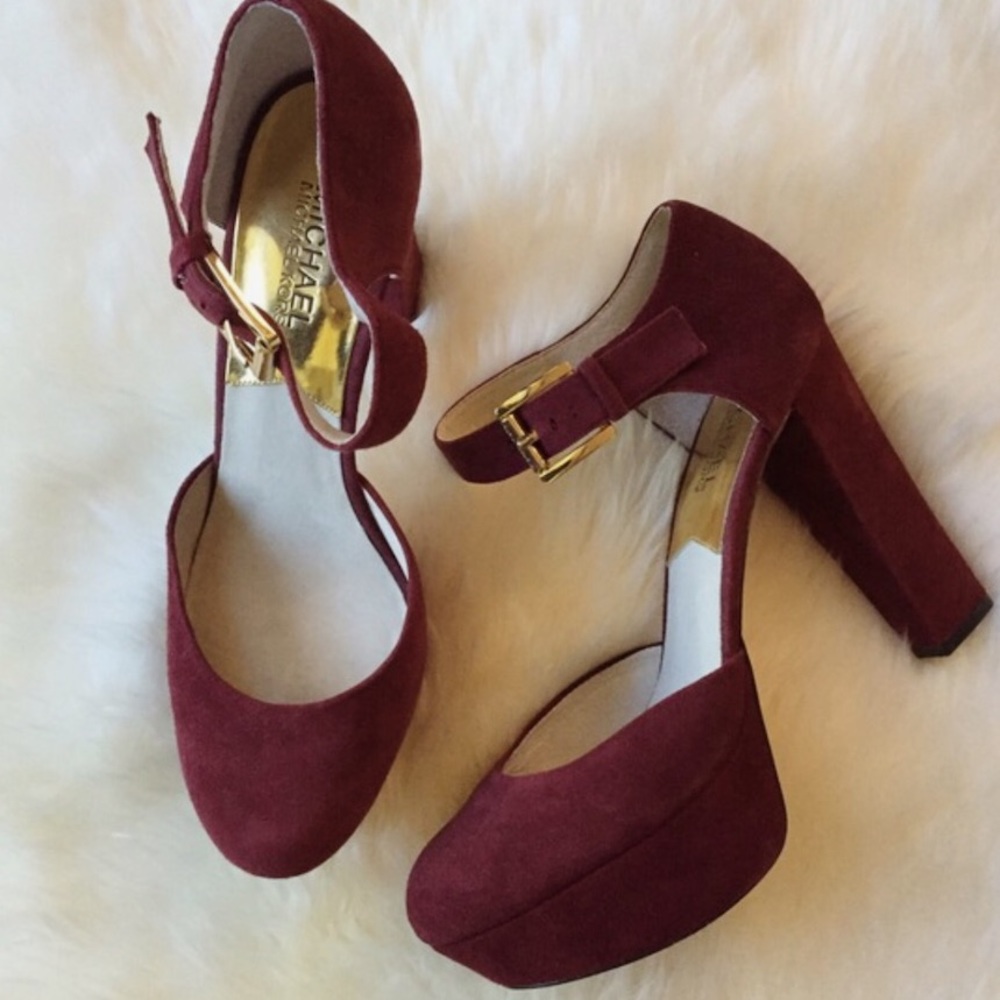 Michael Kors Ankle Strap Platform Heels