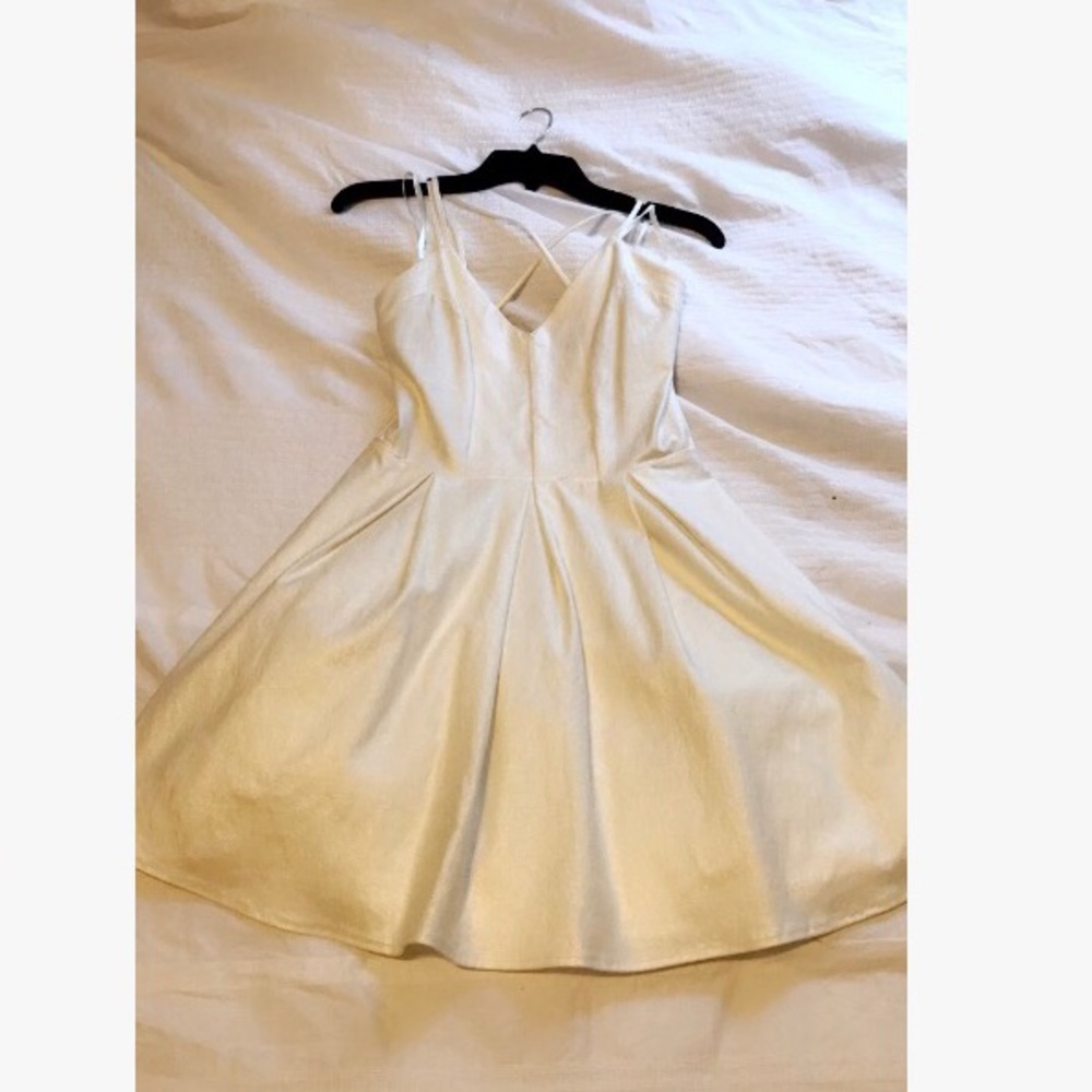 white dress