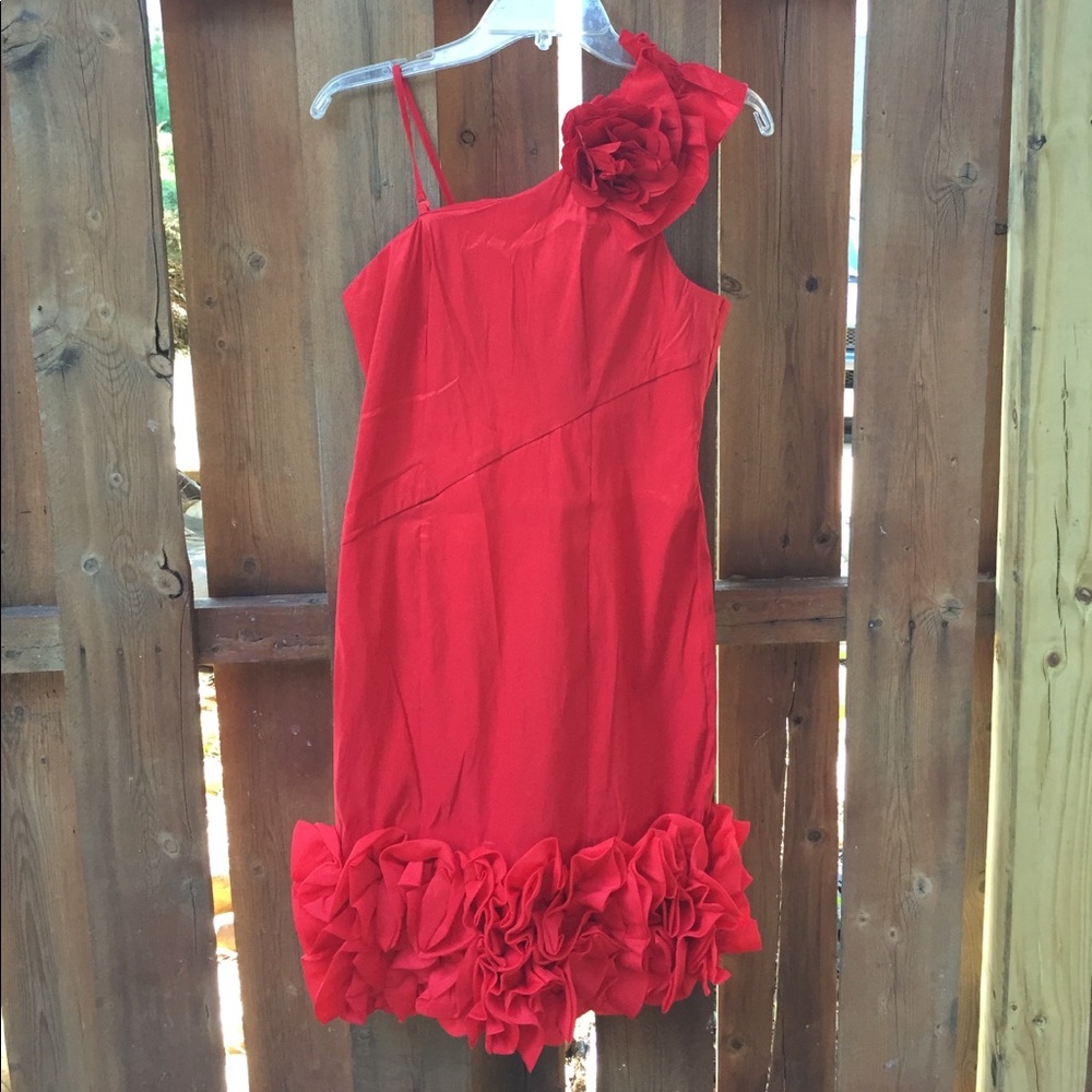 Cocktail dress red