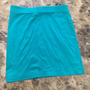 Teal body con skirt