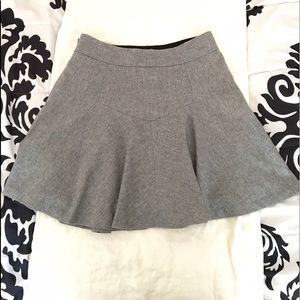 Banana Republic: Wool skirt with circle cutting