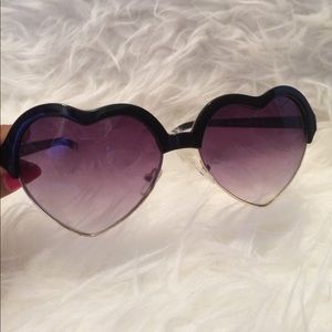 Heart shaped sunglasses
