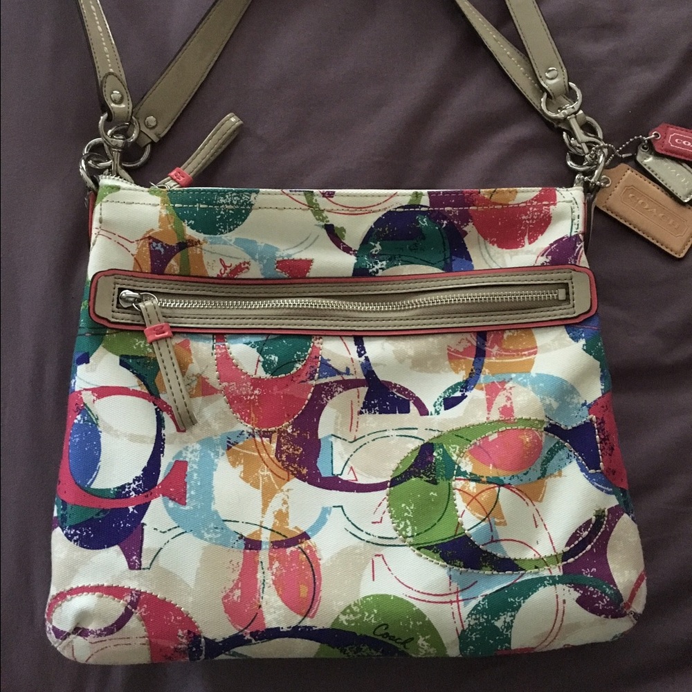 Colorful Coach Purse