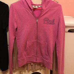 PINK Victoria's Secret Zip Up Hoodie