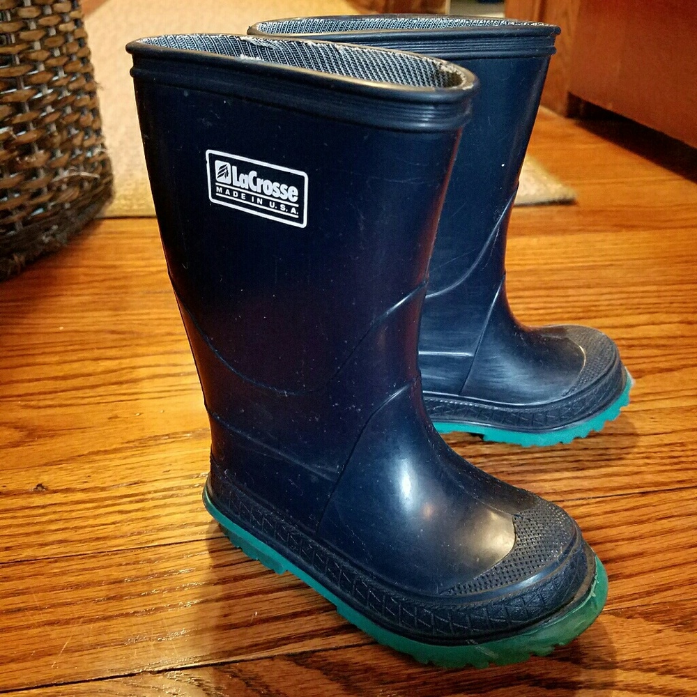 LaCrosse Navy Blue Rainboots (kids)