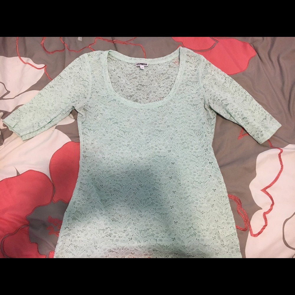 Express Lacy Tee
