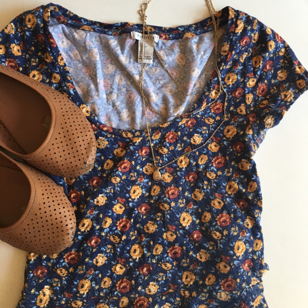 Floral skater dress