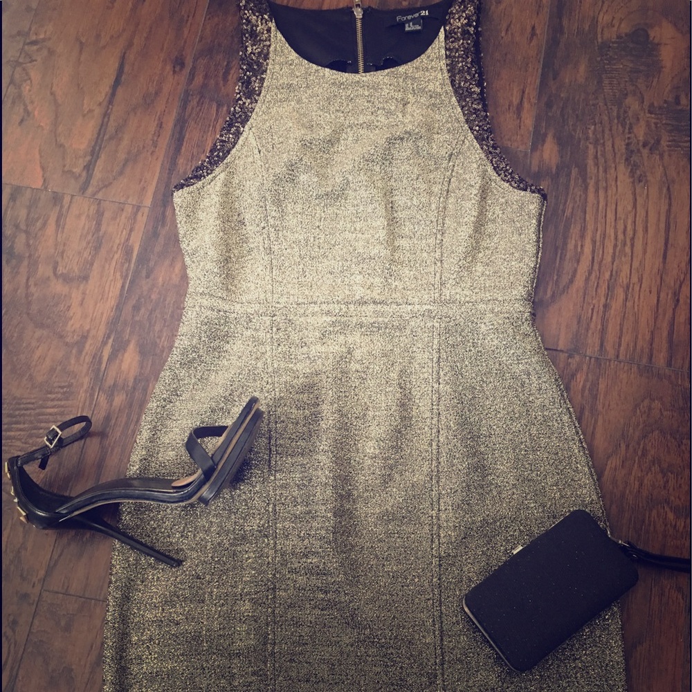 Shimmery Forever 21 Dress