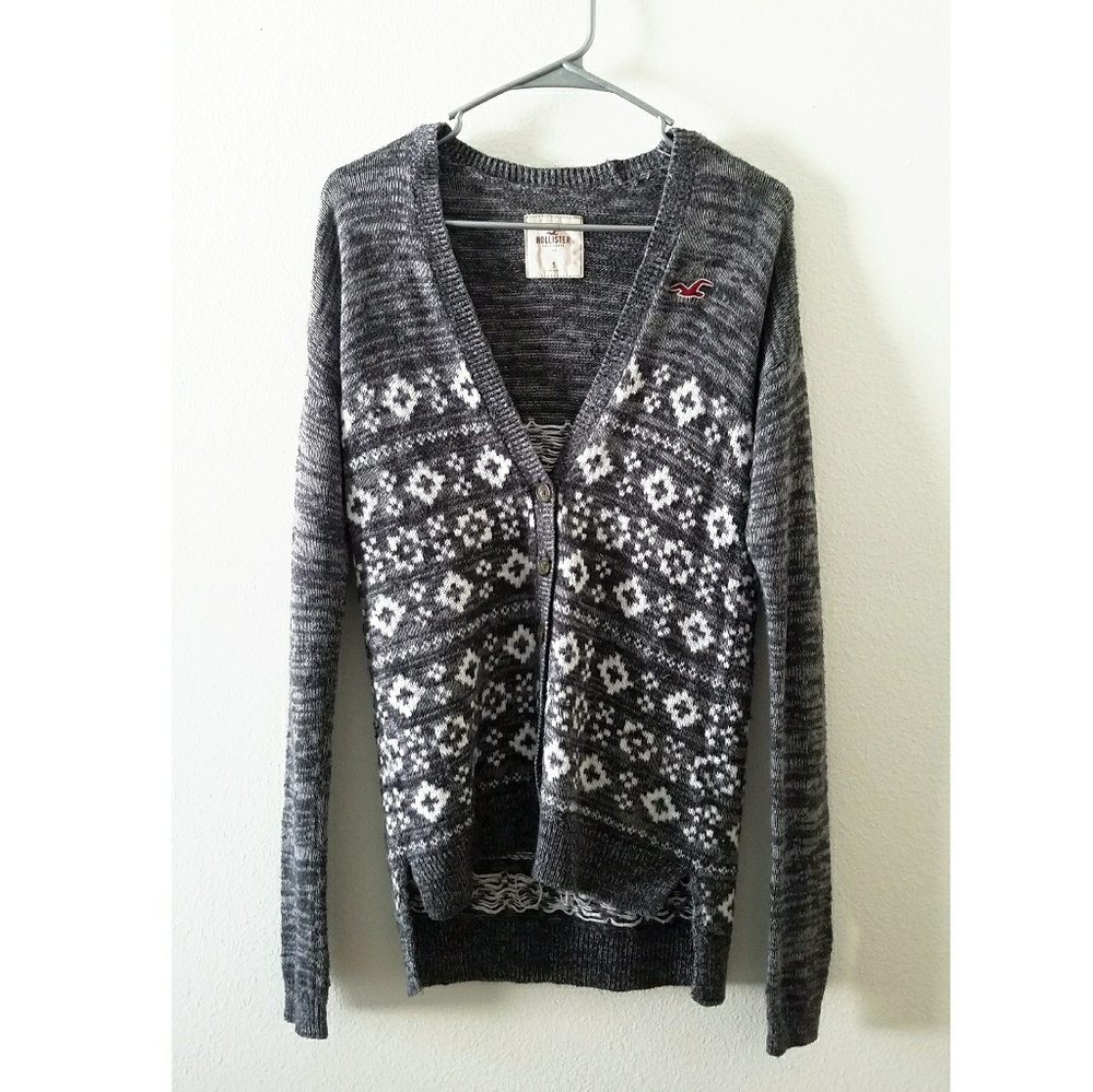 Grey cardigan