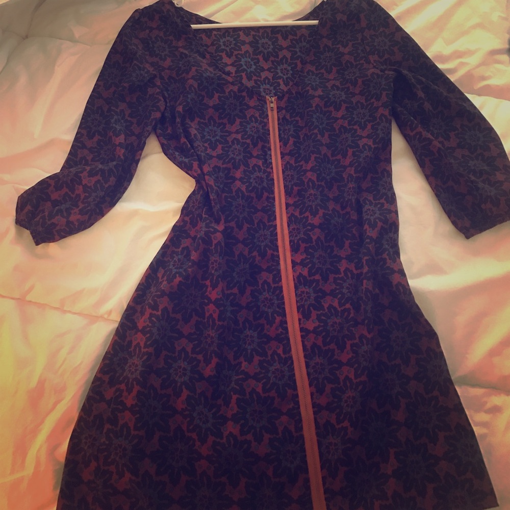 Floral shift dress