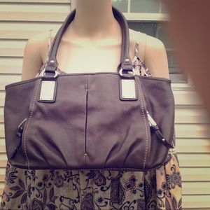 leather Tignanello satchel