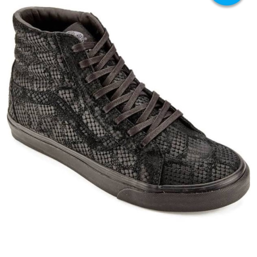 Vans Sk8 Hi Black Snake RARE!!!!