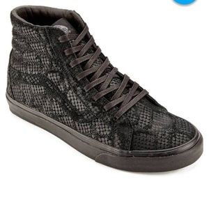 Vans Sk8 Hi Black Snake RARE!!!!