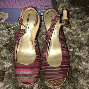 Stripped Summer Wedge