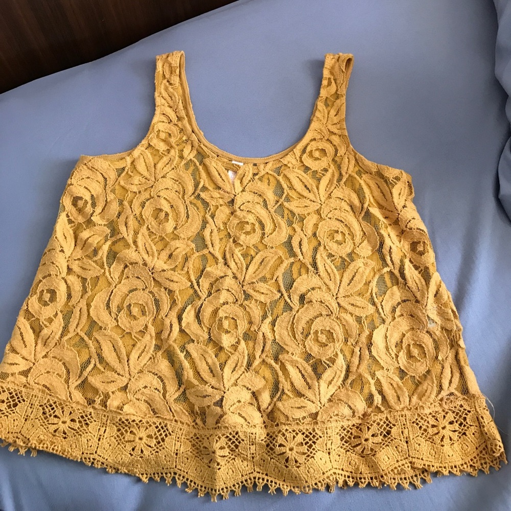 Lace tank top