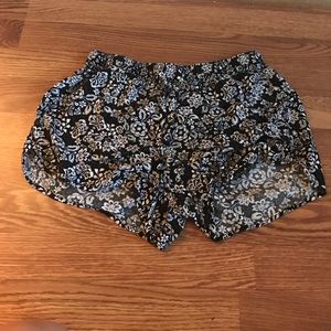 cute patterned shorts.