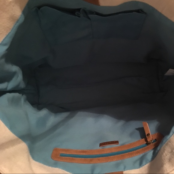 Steve Madden beaded beach tote with Pom Pom tassel - Picture 2 of 4