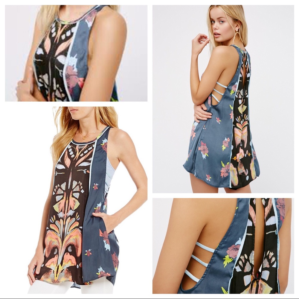 Free People Dream Free Printed Tunic