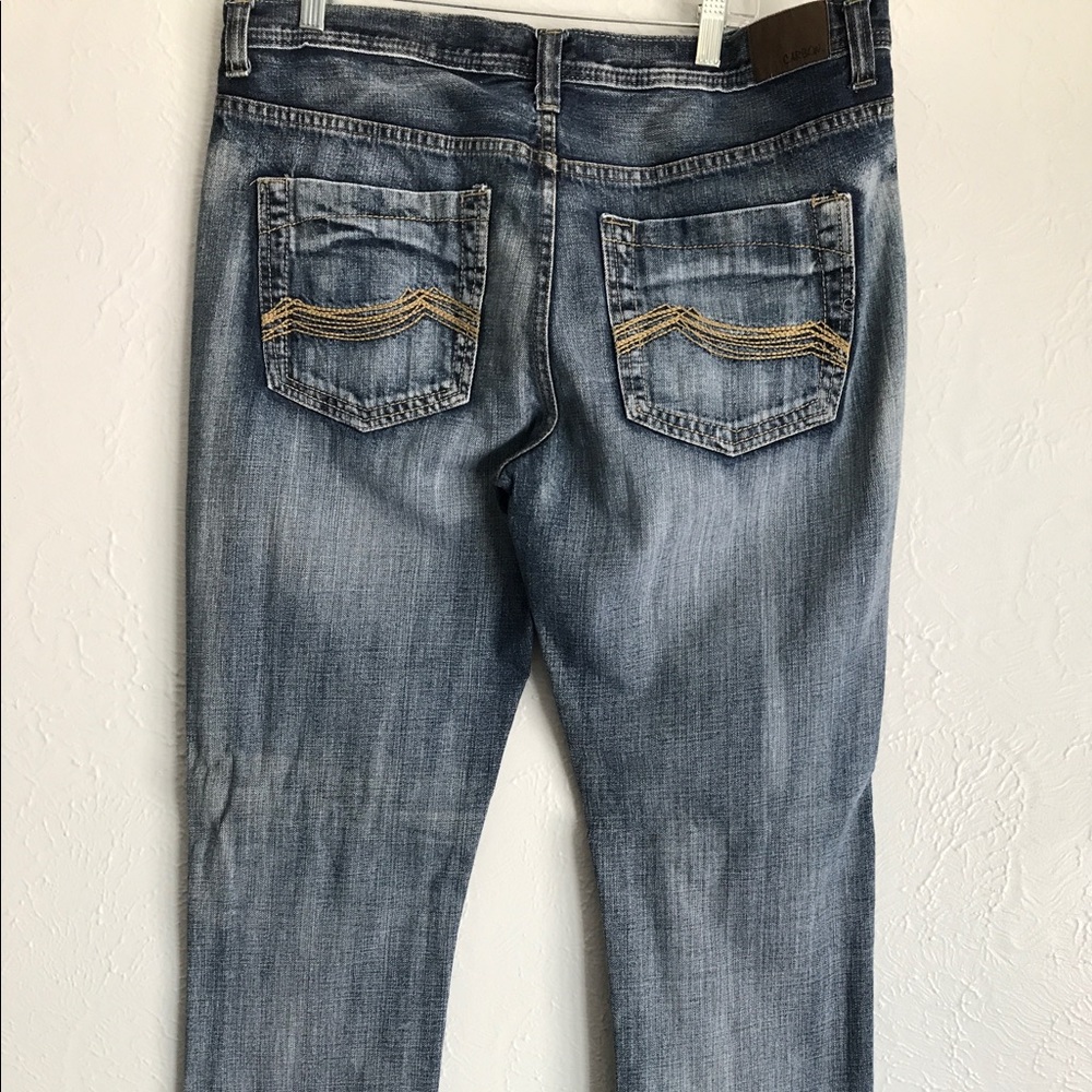 Carbon acid washed jeans