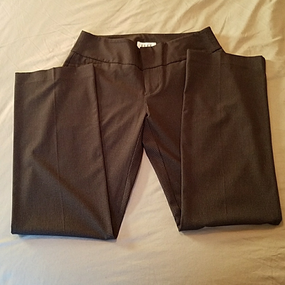 Grey boot cut trousers