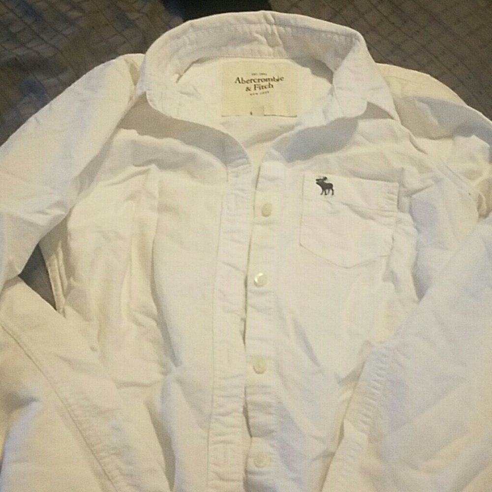 Abercrombie white button up