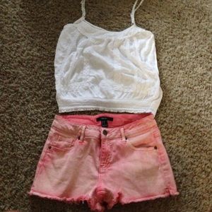Faded Pink Shorts