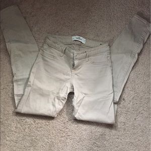 Hollister khaki low rise jeans
