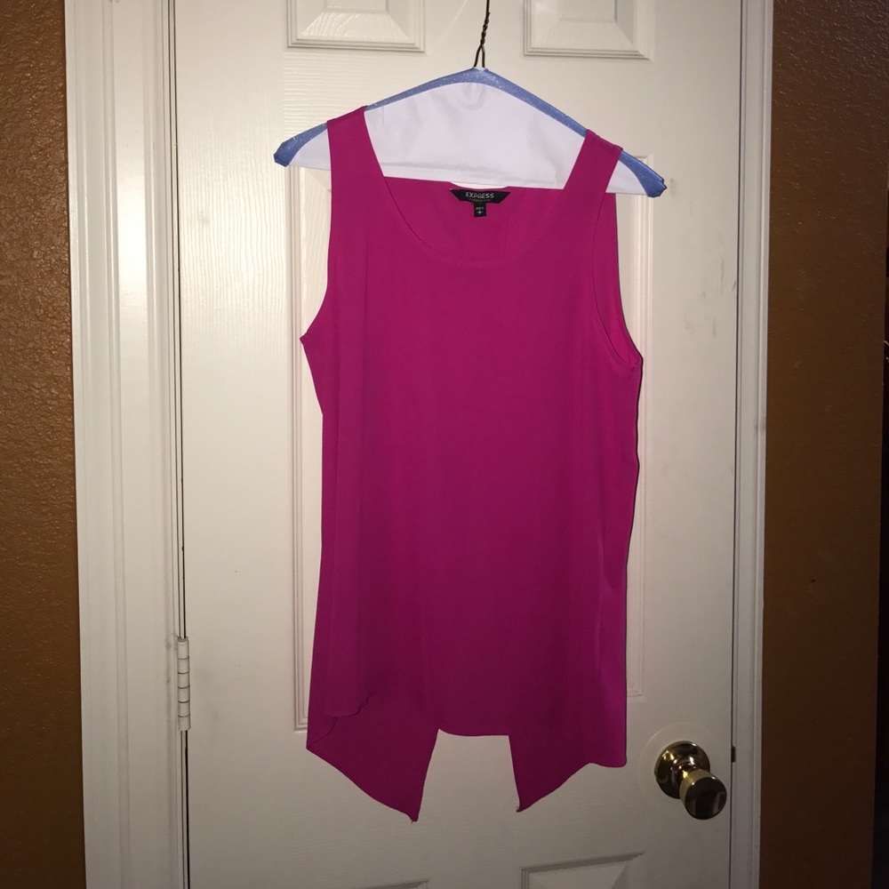 Hot pink tank top
