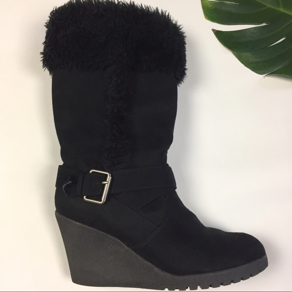 American Eagle 🦅 black boots SZ 7
