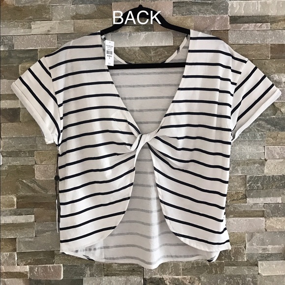 Stripe twist back top! - NEW!!! - Picture 1 of 4