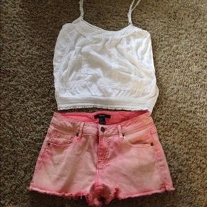 Summery White Tank