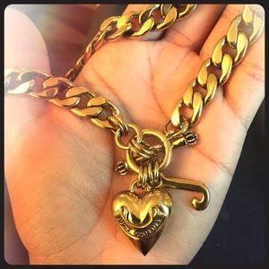 Juicy Couture gold chain necklace