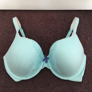 Baby Blue Victoria's Secret Body Perfect Shape Bra