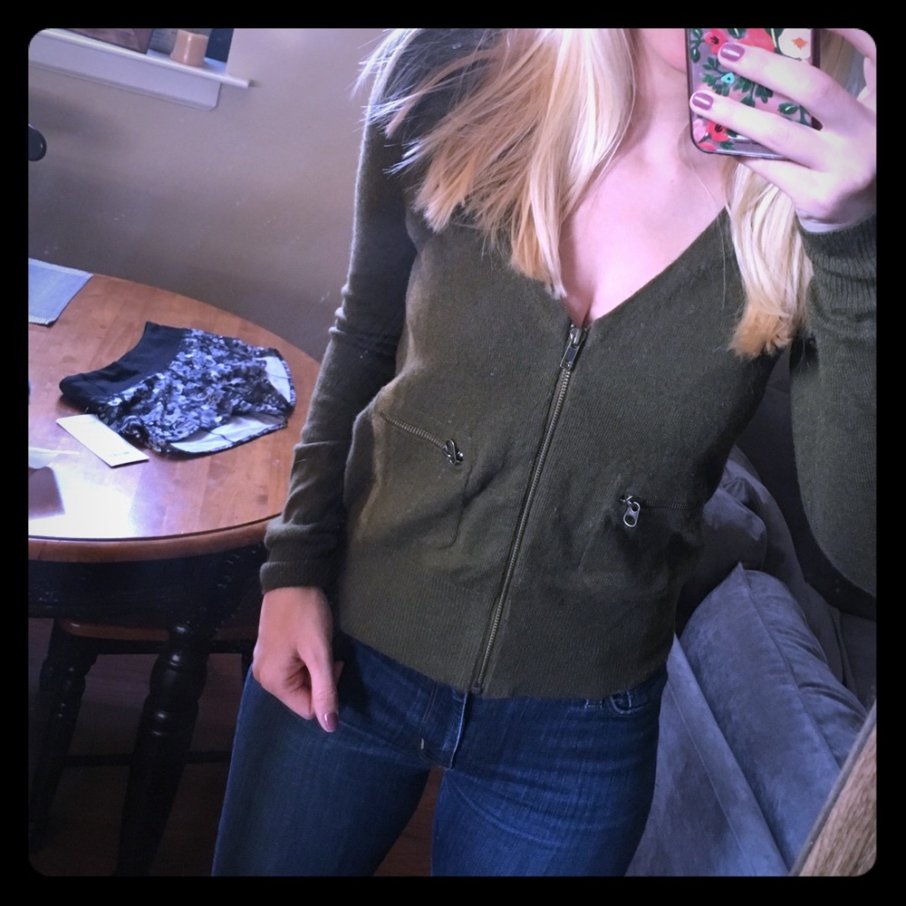 Jcrew Zipper Sweater