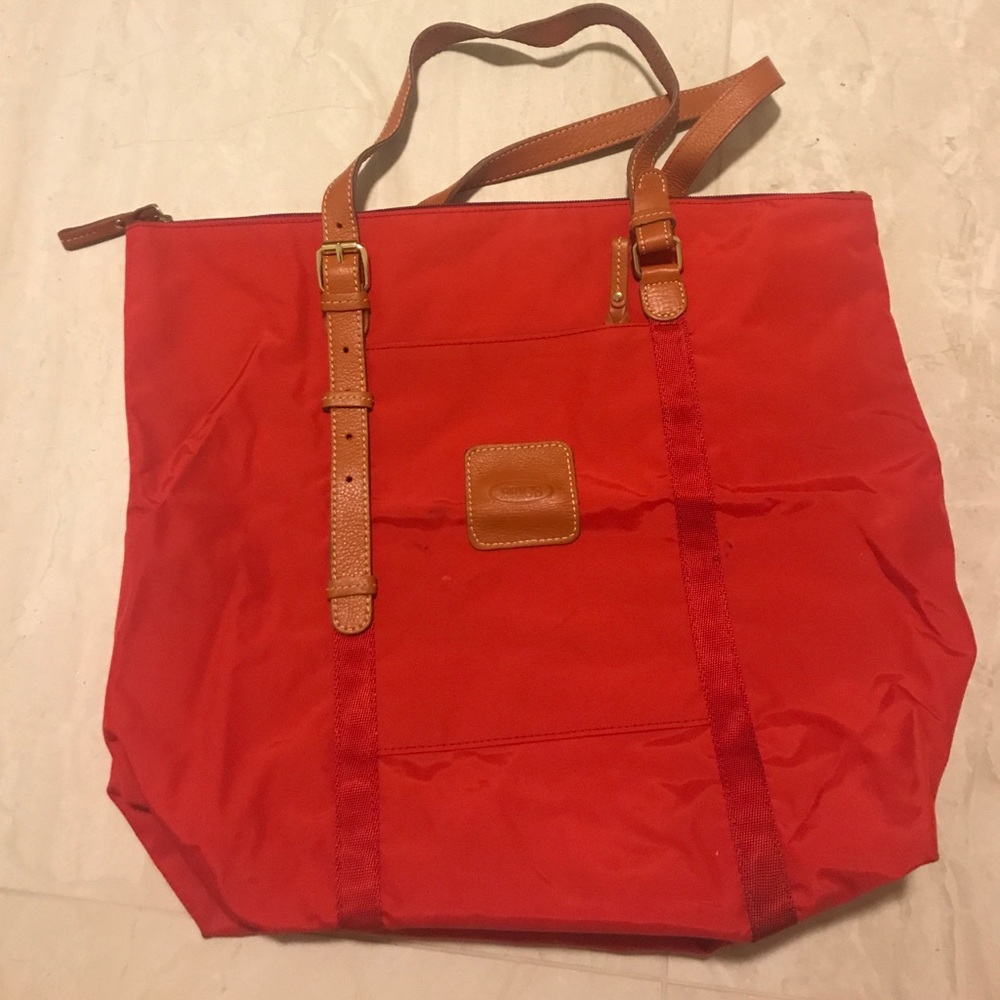 Bric's red/orange tote
