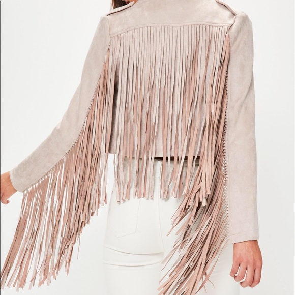 Misguided Fringe Moto Jacket! - Picture 2 of 6